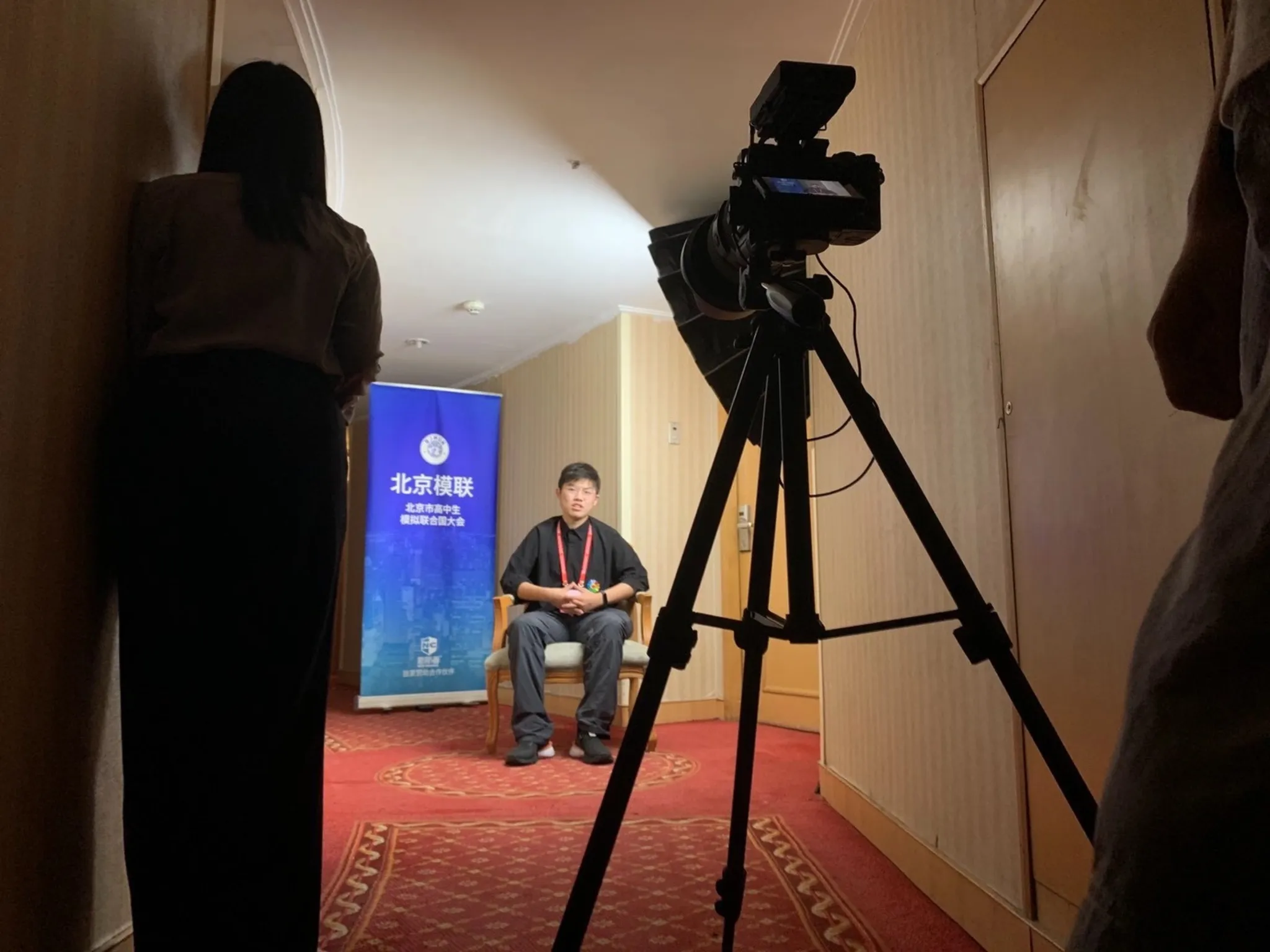Shooting our new marketing video